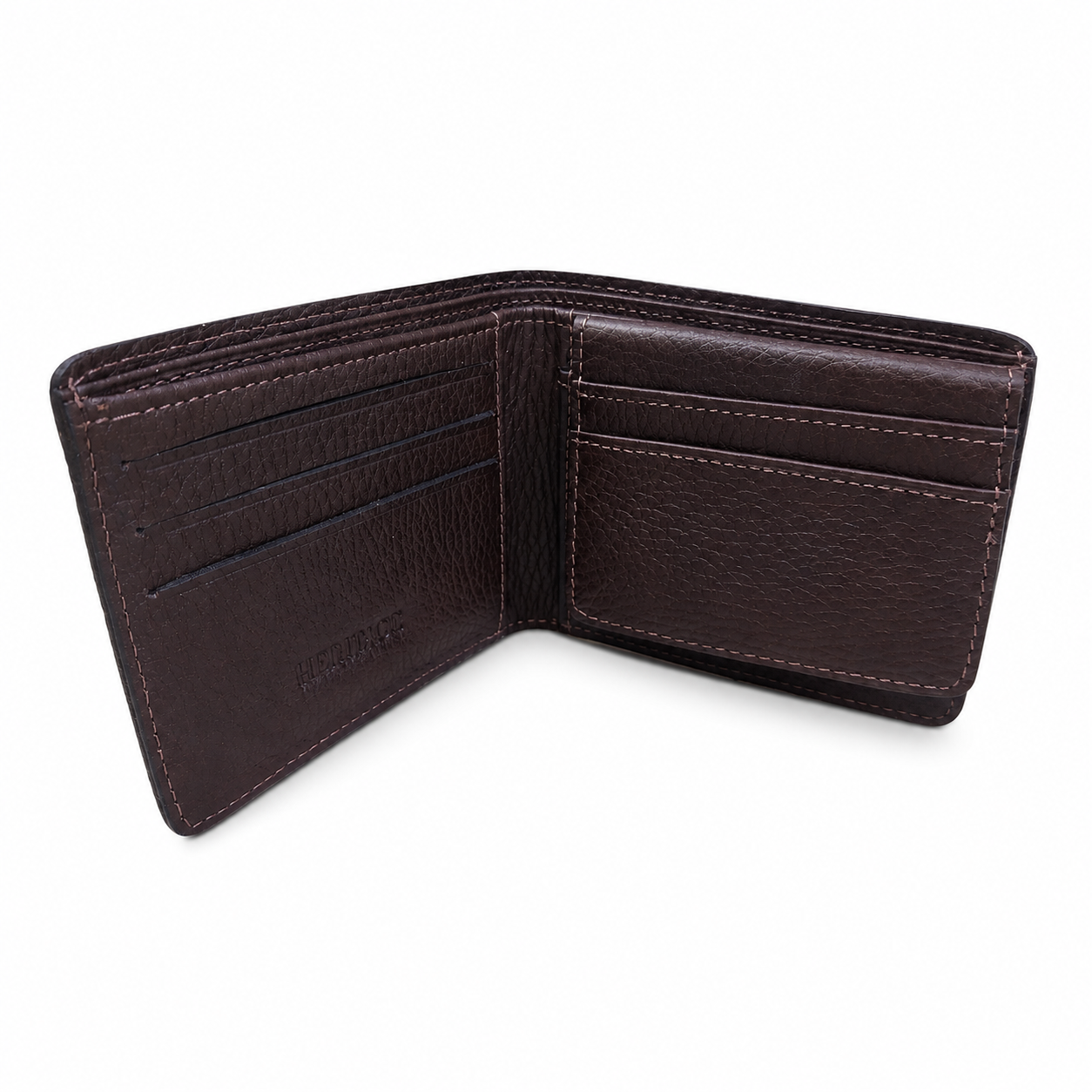 Billetera Bifold Verona Cuero Granulado Chocolate Heritage