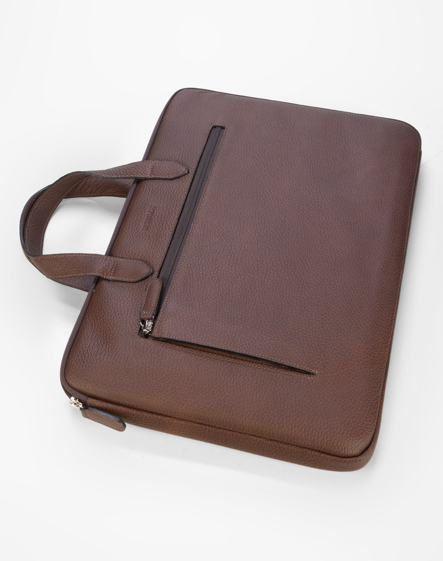 Maletín para Laptop en Cuero Granulado Café Heritage