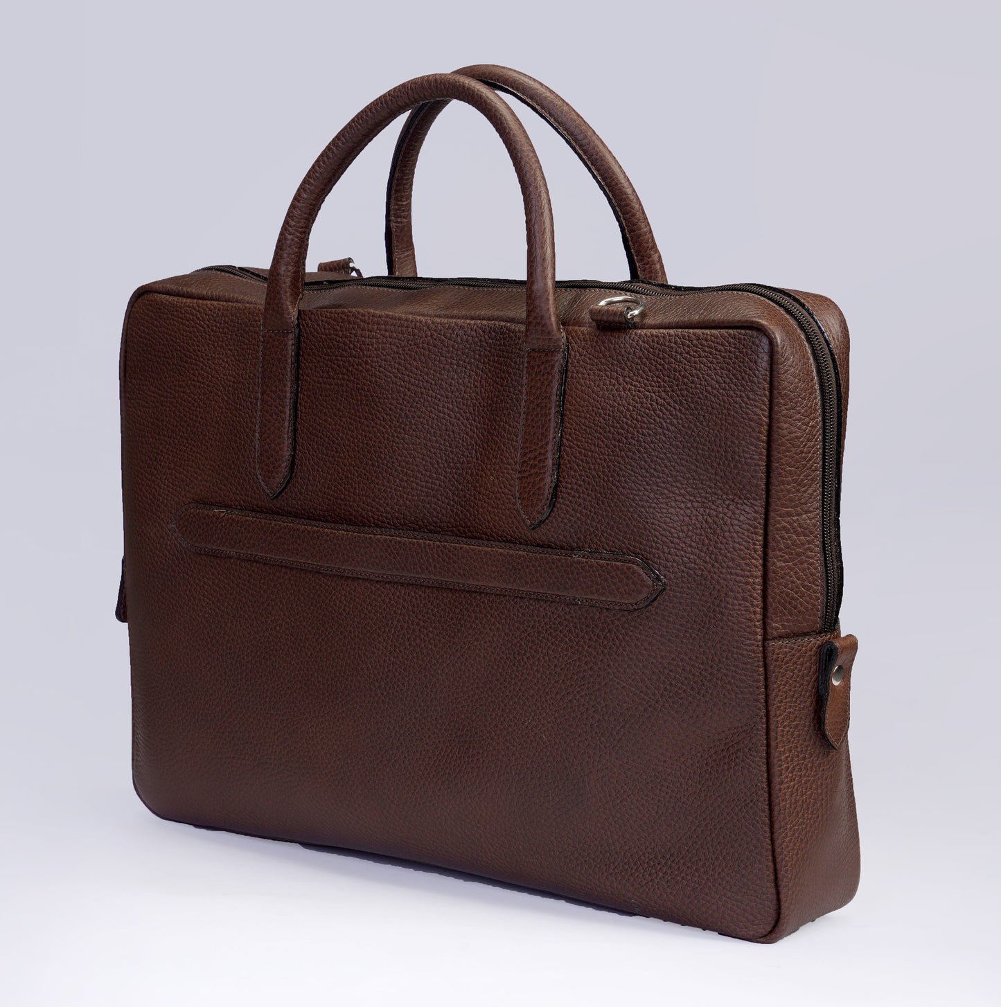 Maletin Ligero Cuero Granulado Café Heritage