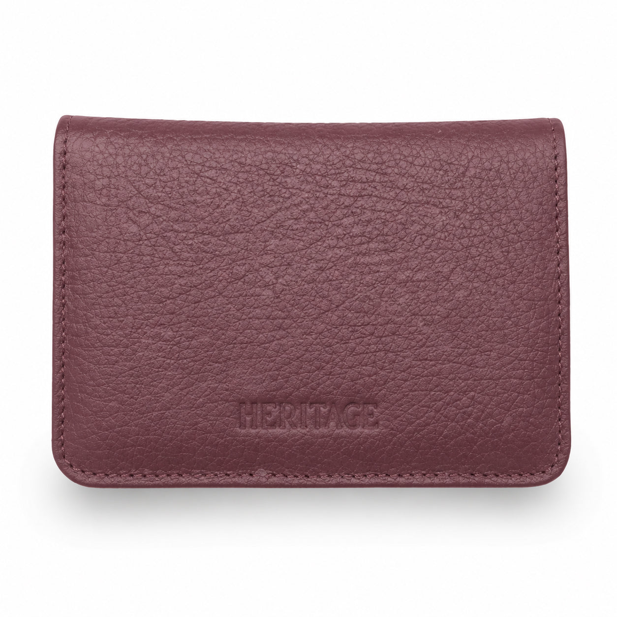 Billetera Cleo en Cuero Granulado Burgundy