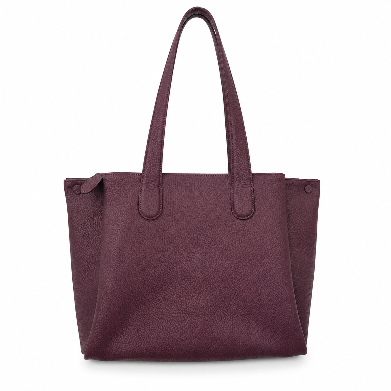 Cartera Chloe en Cuero Granulado Burgundy COCO