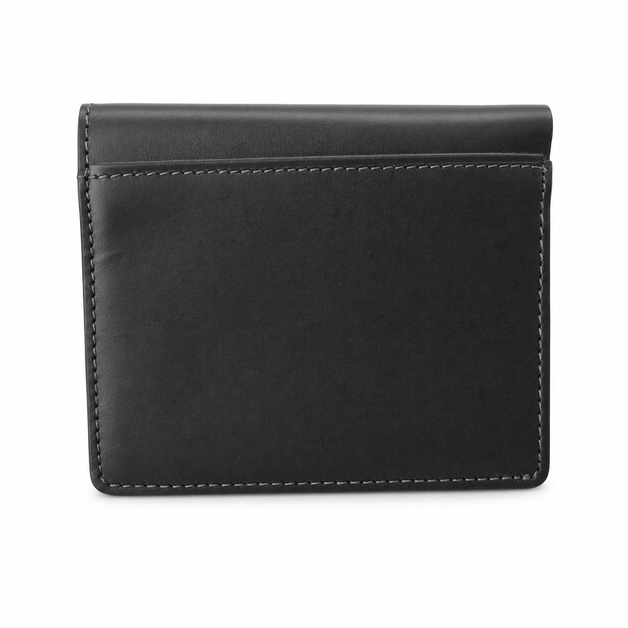 Billetera Atlas Cuero Liso Negro Heritage