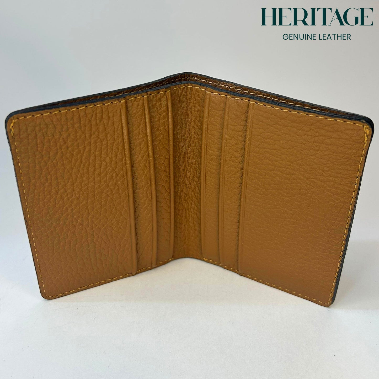 Billetera Atlas Cuero Granulado Whiskey Heritage