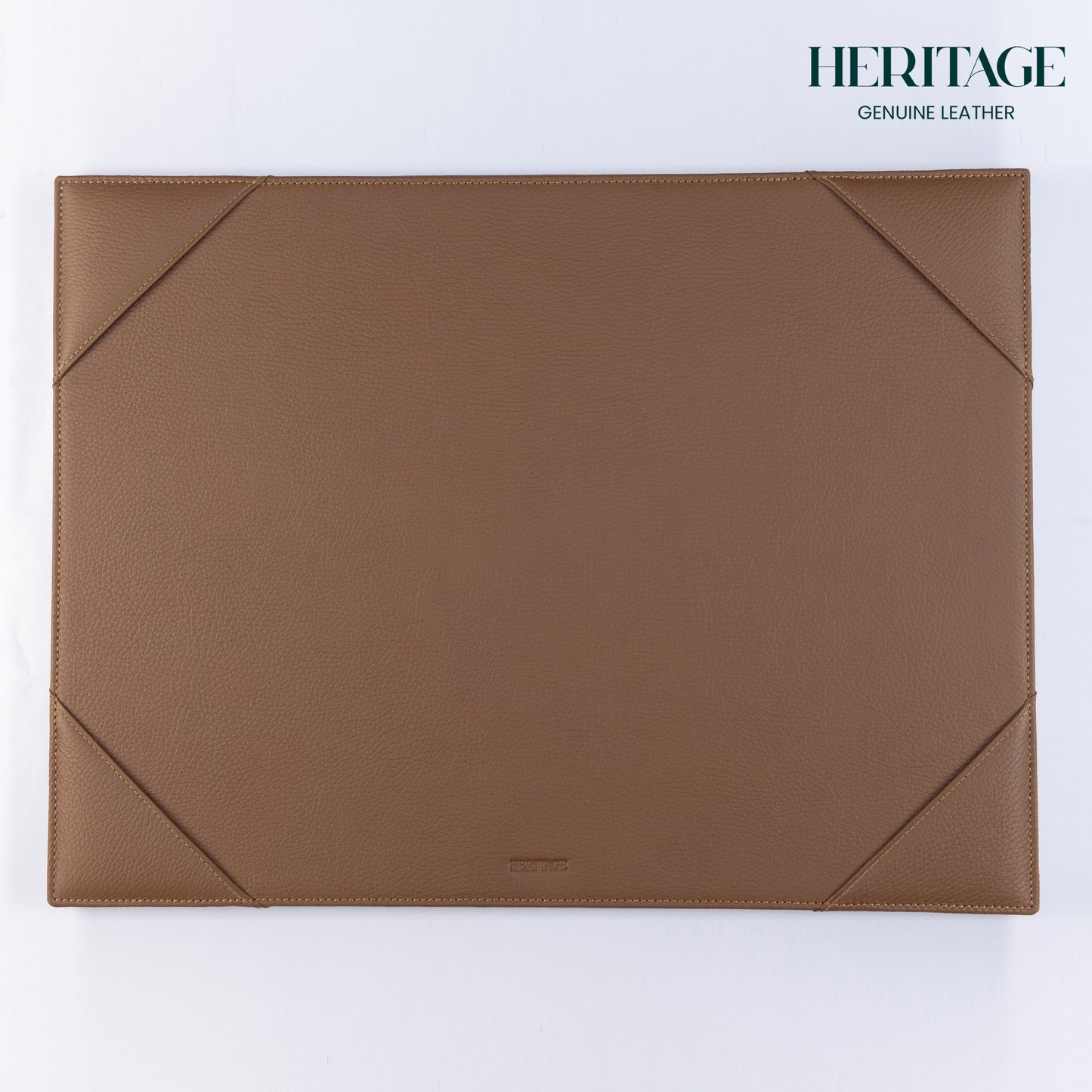 Base de Escritorio Mediana en Cuero Granulado Whiskey Heritage (52*39cm)