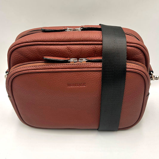 Bolso Bandolera Grant Cuero Granulado Bourbon Heritage