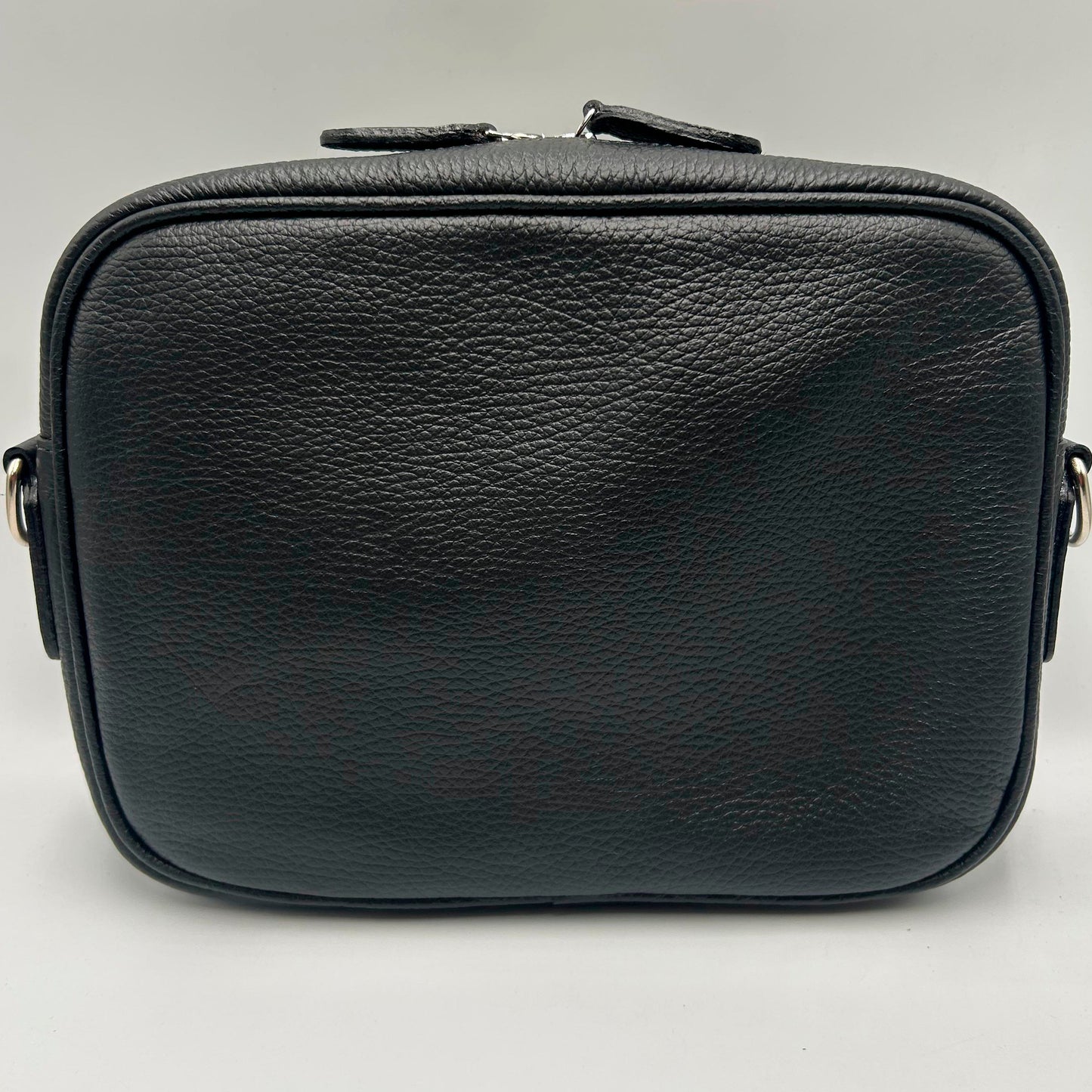 Bolso Bandolera Grant Cuero Granulado Negro Heritage