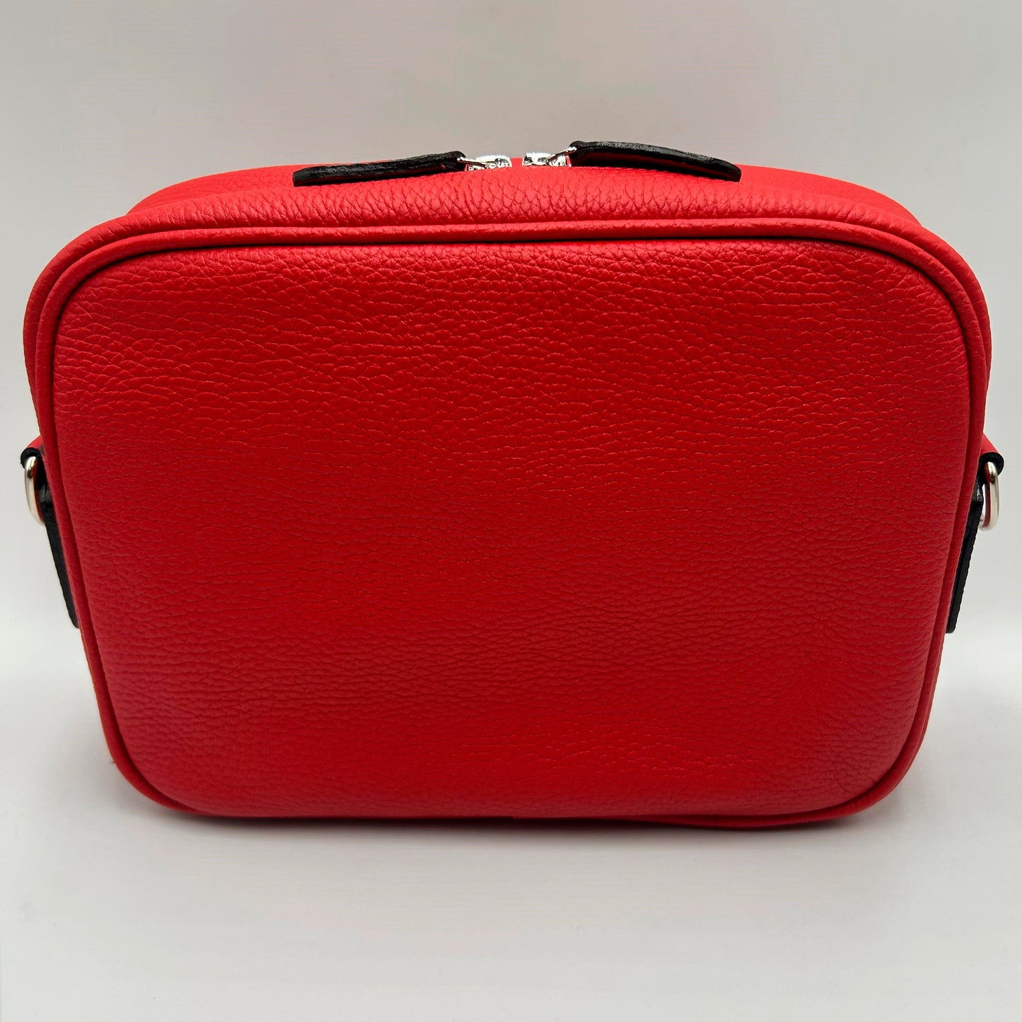 Bolso Bandolera Grant Cuero Granulado Rojo Heritage