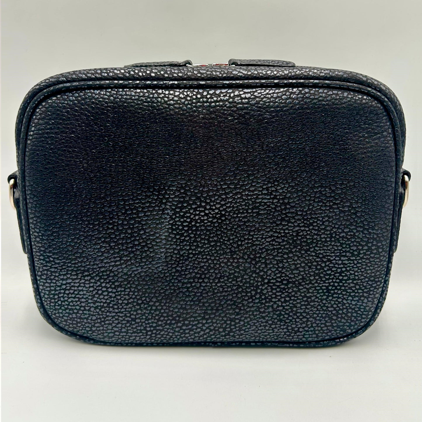 Bolso Bandolera Grant Cuero Nubuck Cristal Negro Heritage