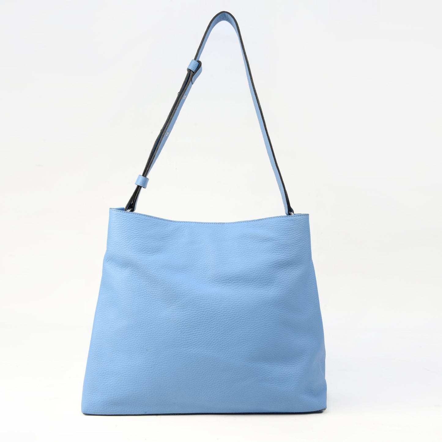 Bolso Verona en Cuero Granulado Celeste Heritage