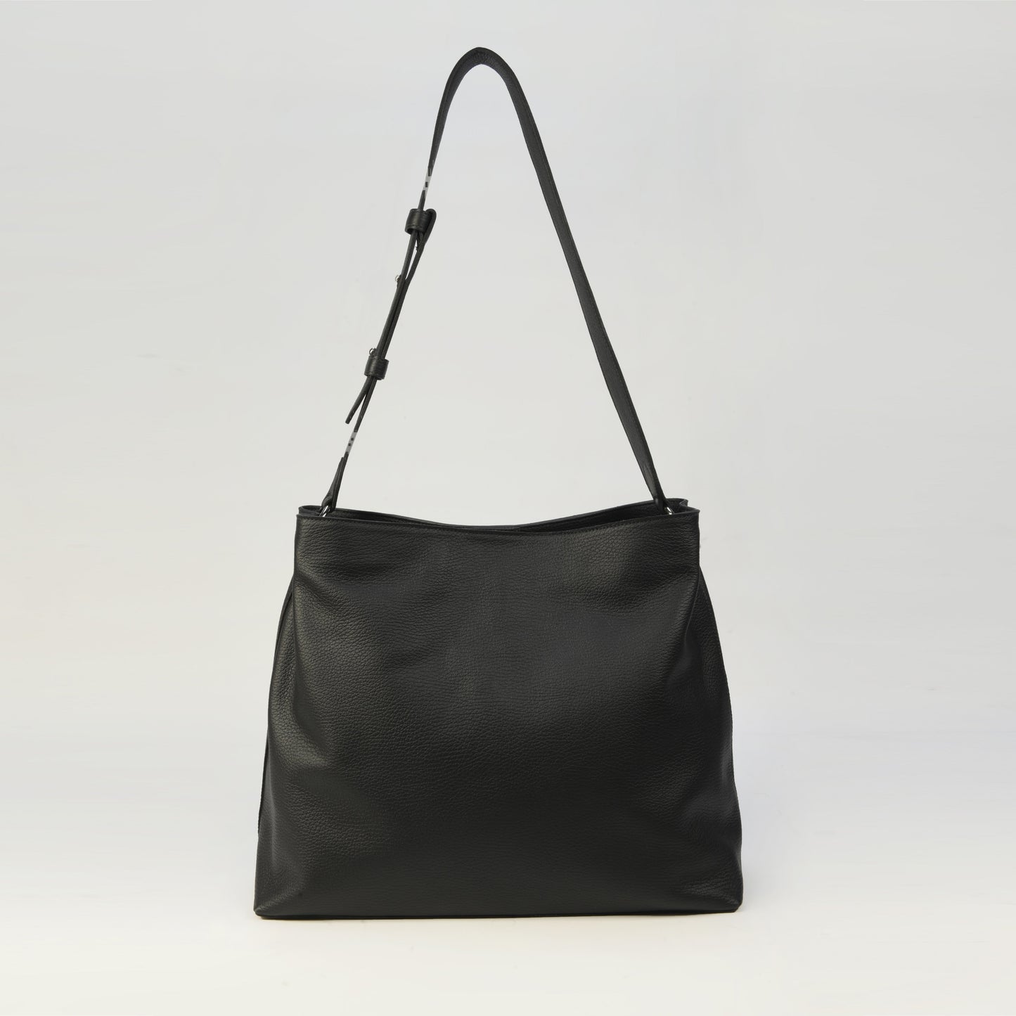 Bolso Verona en Cuero Granulado Negro Heritage