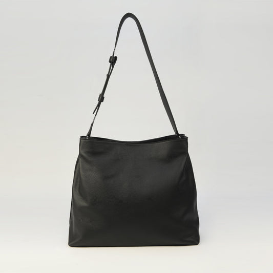 Bolso Verona en Cuero Granulado Negro Heritage