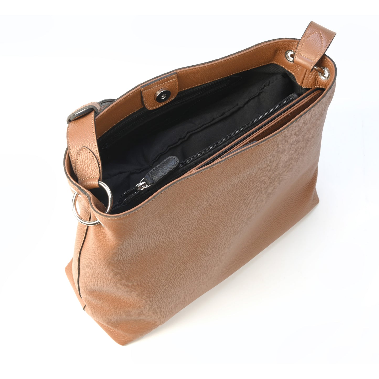 Bolso Verona  en Cuero Granulado Whiskey Heritage