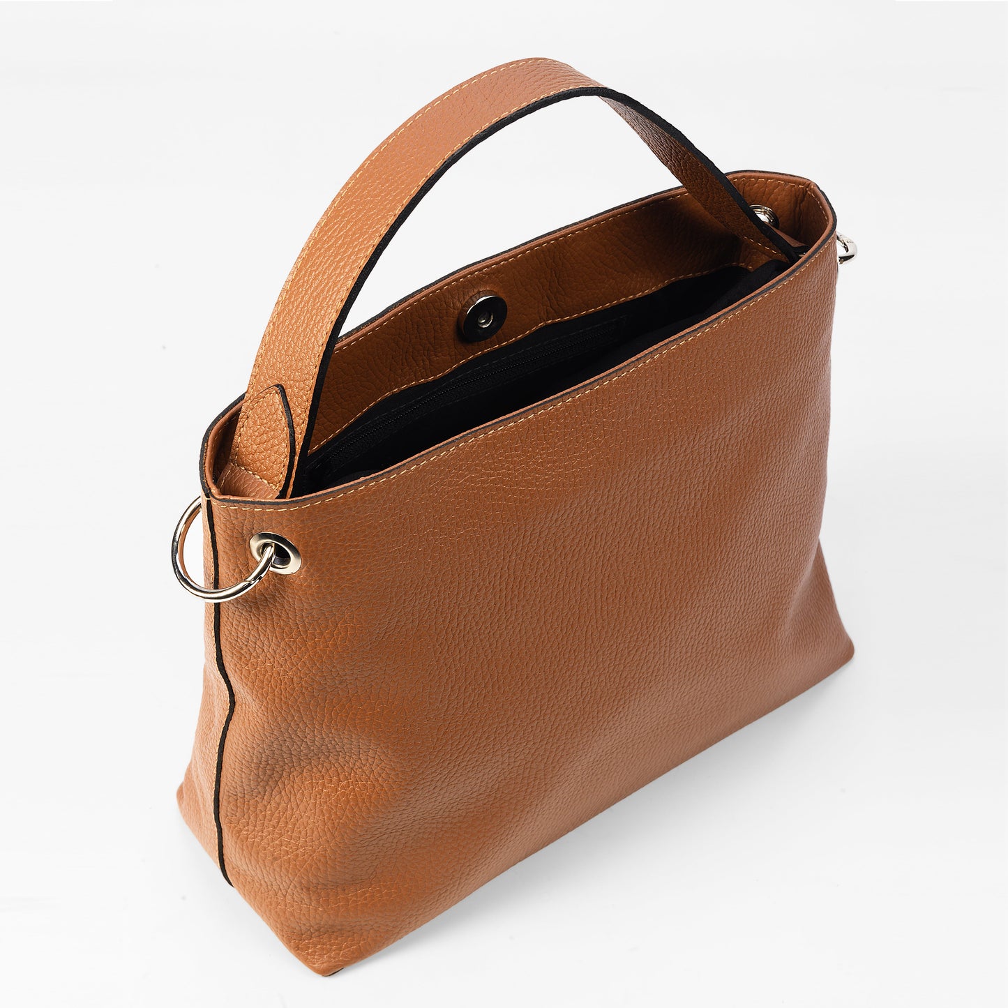 Bolso bandolera Praga en Cuero Granulado Whiskey Heritage