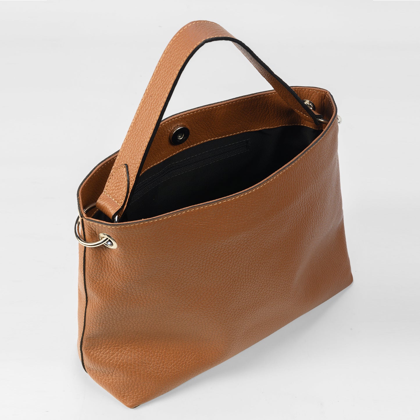 Bolso bandolera Praga en Cuero Granulado Whiskey Heritage