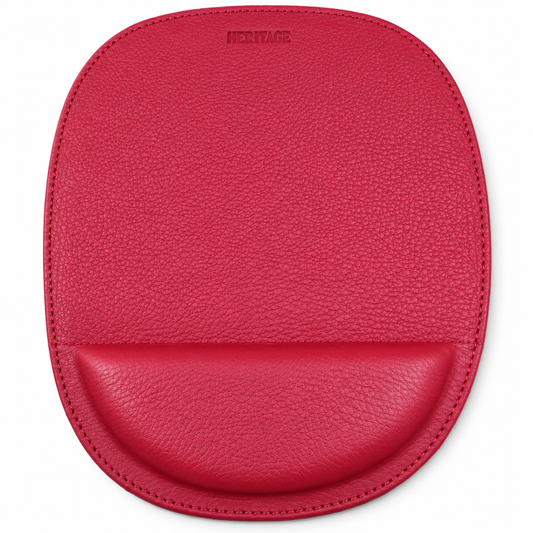 Mousepad Cuero en Granulado Rojo Heritage
