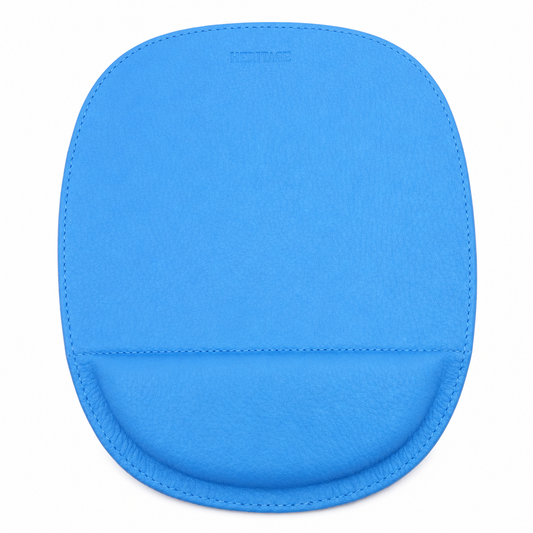 Mousepad Cuero en Granulado Celeste Heritage