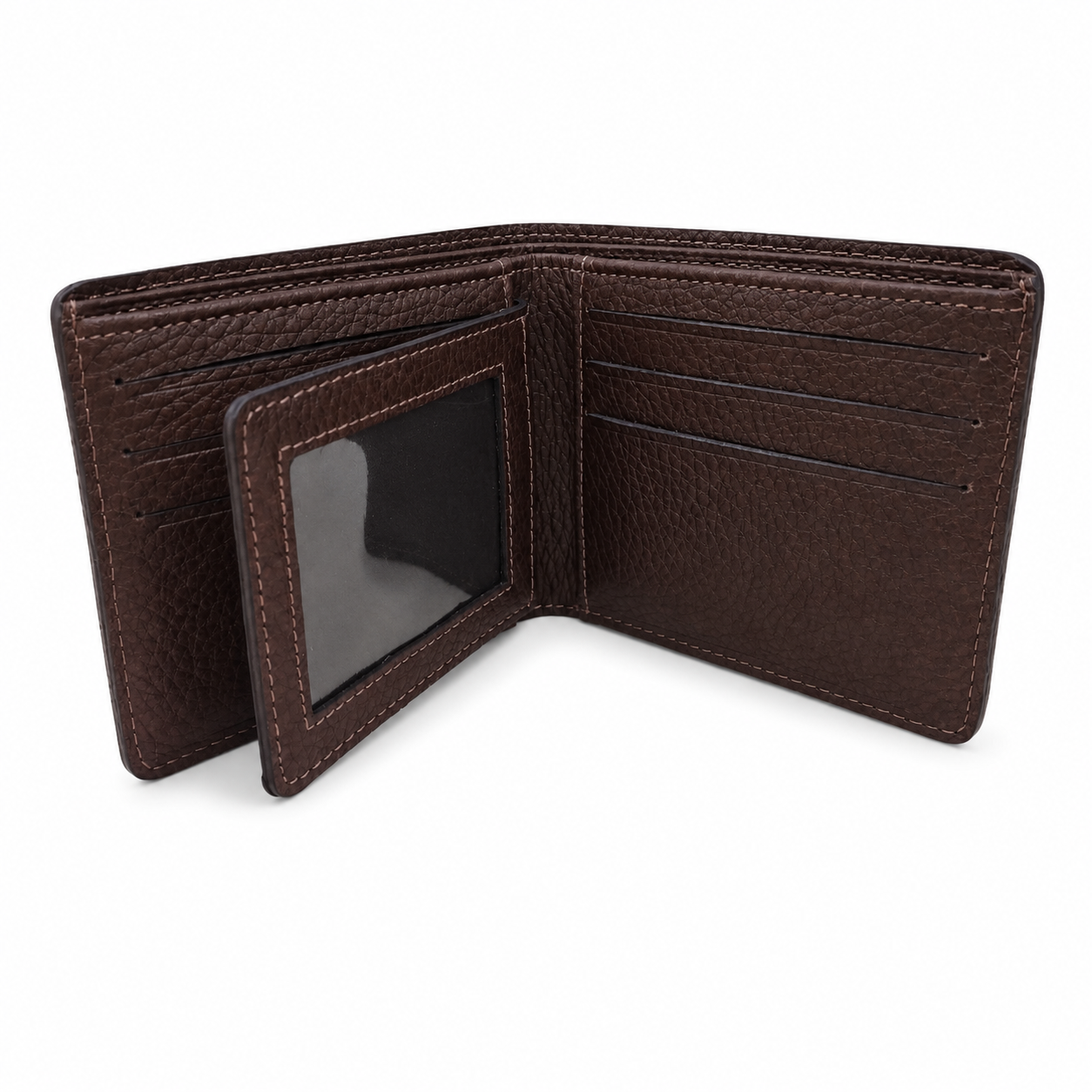 Billetera Bifold Madrid Cuero Granulado Chocolate Heritage