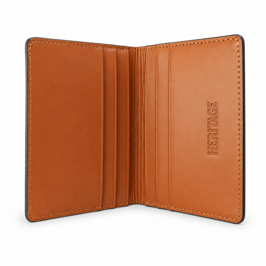Billetera Atlas Cuero Liso Whiskey Heritage
