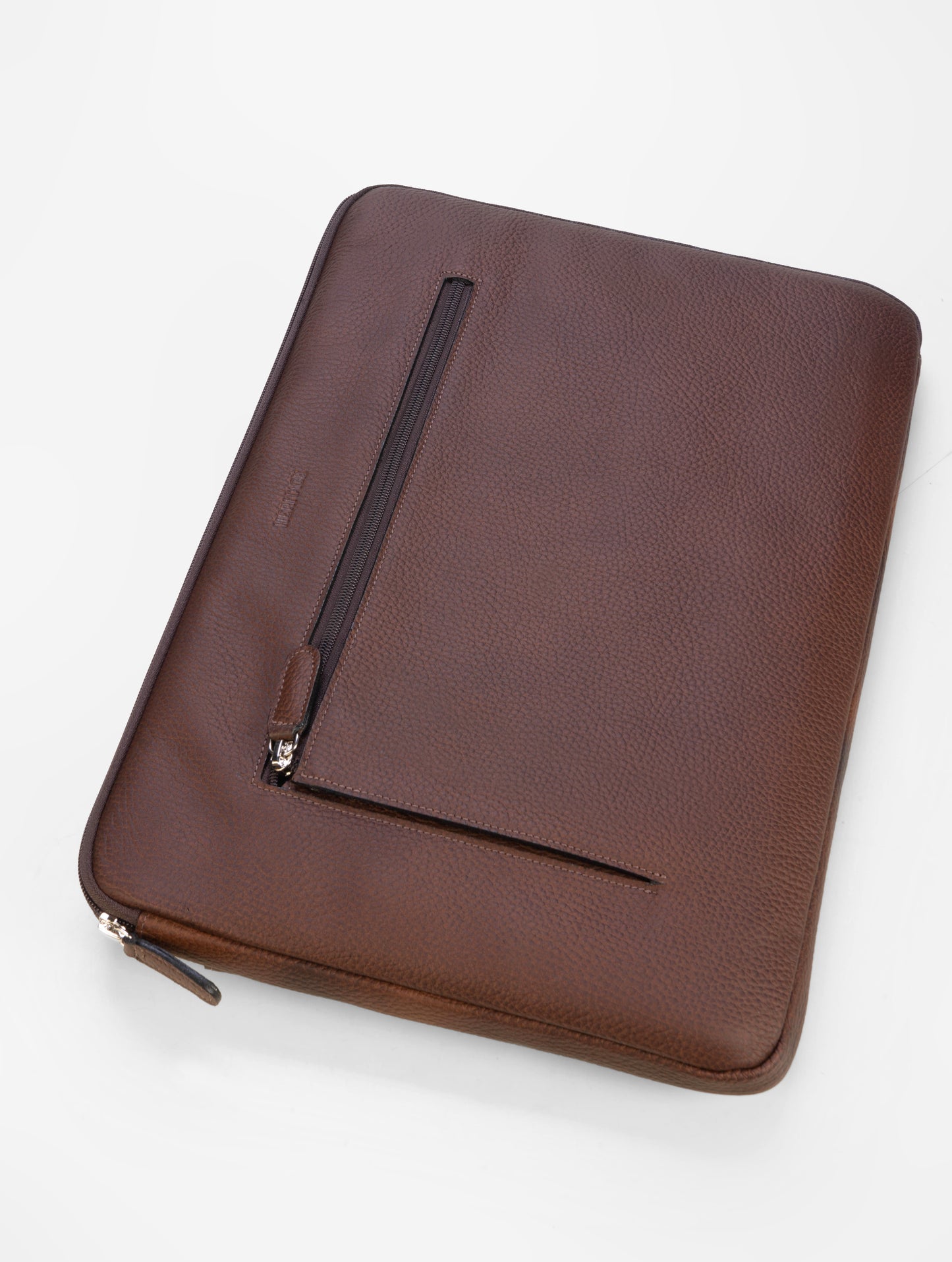 Funda para Laptop en Cuero Granulado Café Heritage