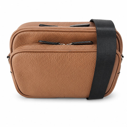 Bolso Bandolera Grant Cuero Granulado Whiskey Heritage