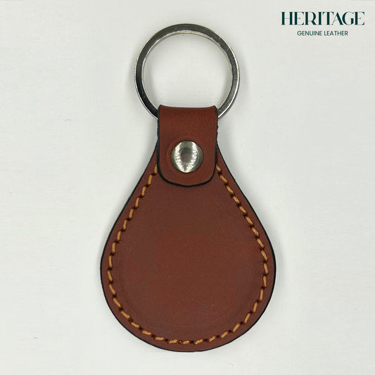 Llavero Gota en Cuero Liso Bourbon Heritage