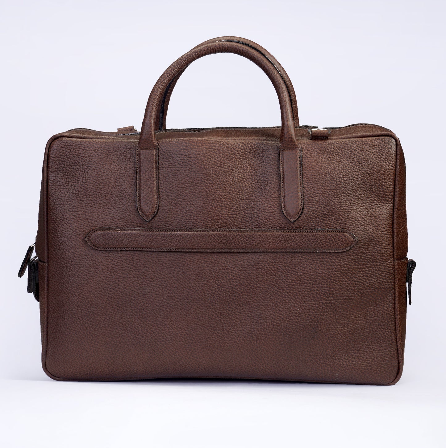 Maletin Ligero Cuero Granulado Café Heritage