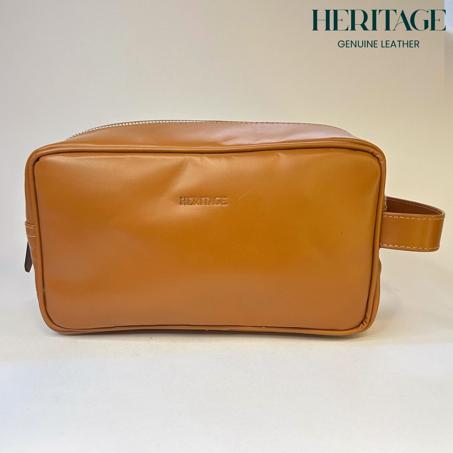 Neceser Monaco Cuero Liso Whiskey Heritage