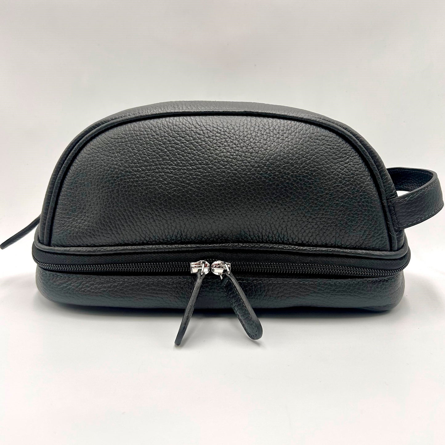 Neceser Lou Cuero en Granulado Negro Heritage