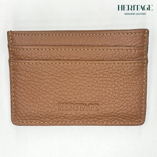 Tarjetero Mónaco Cuero Granulado Whiskey Heritage