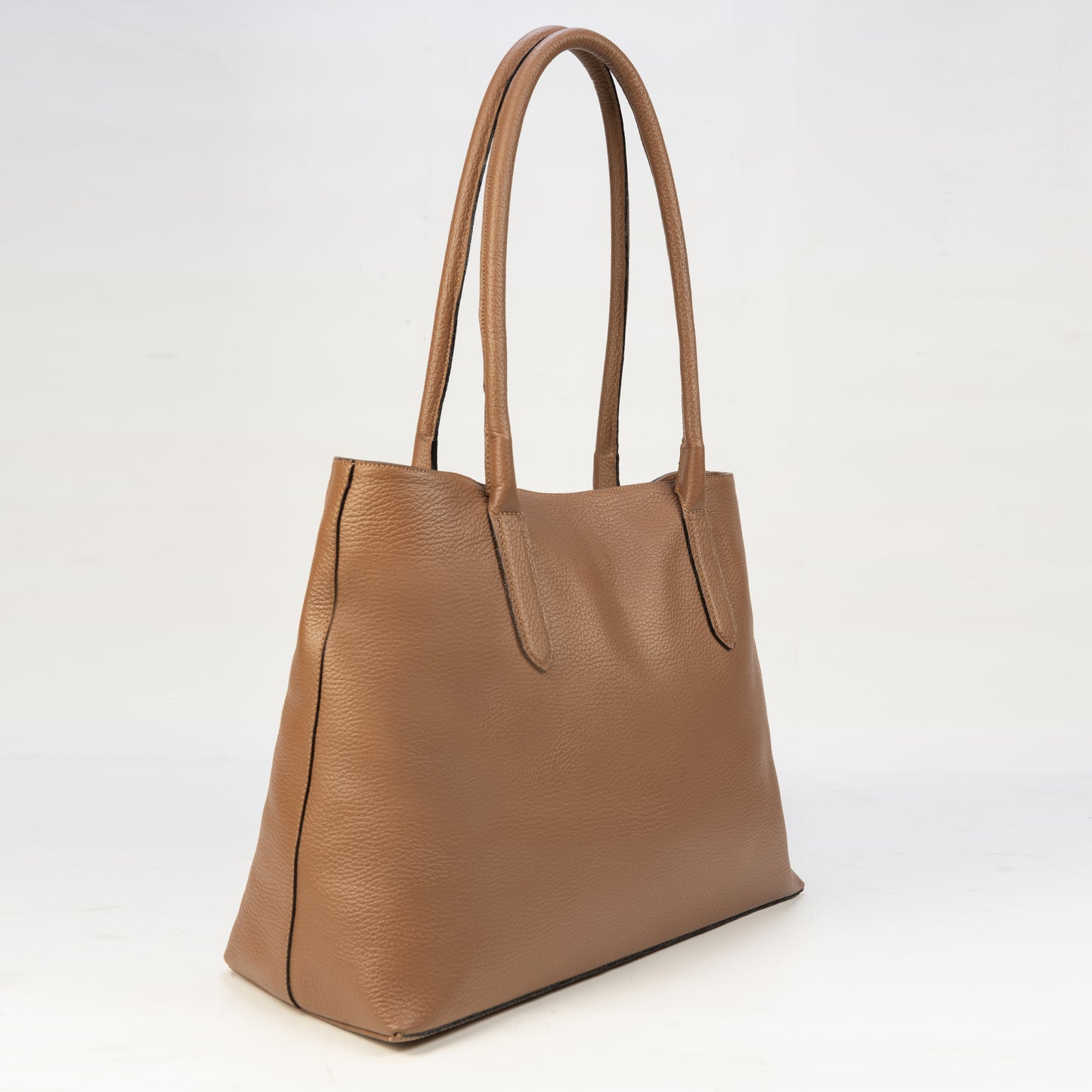 Tote Bag Paris Cuero Granulado Whiskey Heritage