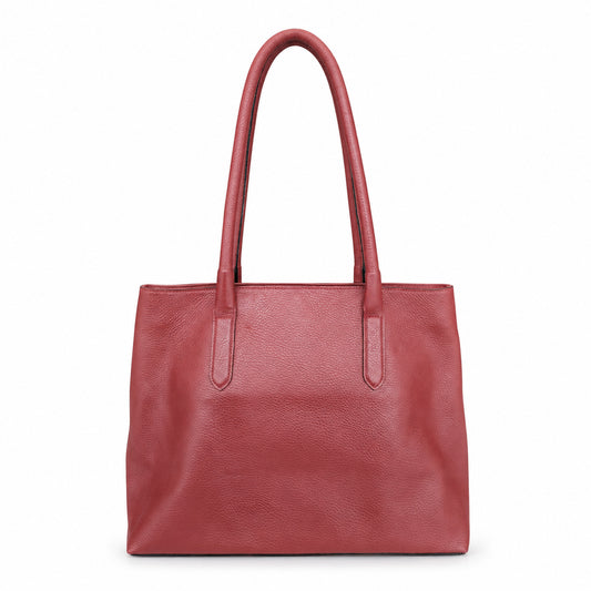 Tote Bag Paris Cuero Granulado Cherry Heritage