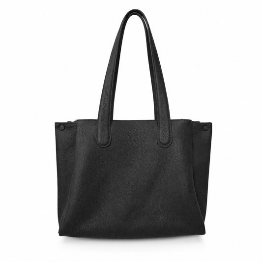 Cartera Chloe en Cuero Granulado Negro COCO