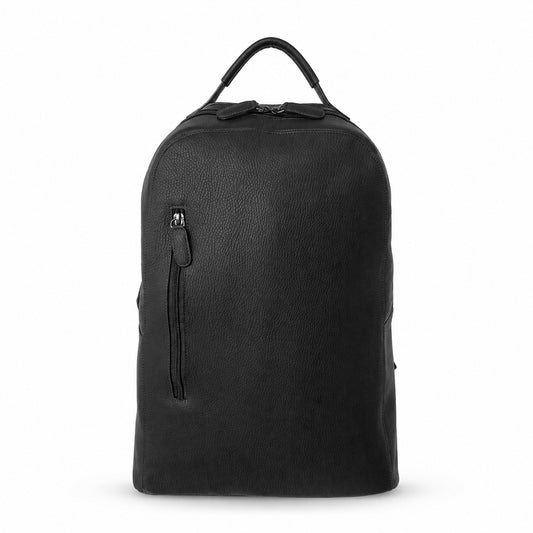 Mochila Royal en Cuero Granulado Negro Heritage